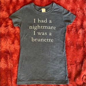 Abercrombie and Fitch funny blond vintage T-shirt